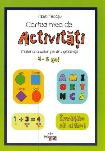 Cartea mea de activitati 4 - 5 ani - Carte - Editura Prestige