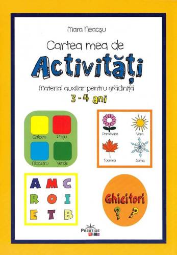 Cartea mea de activitati 3 - 4 ani - Carte - Editura Prestige