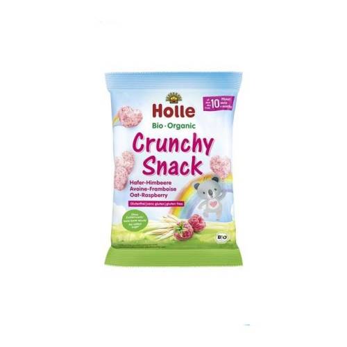 Gustare crocanta cu ovaz si zmeura, pentru copii +10 luni, eco-bio, 30 g, Holle