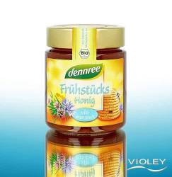 Miere poliflora pentru mic - dejun, eco-bio, 500 g,  Dennree