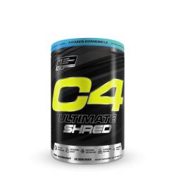 Ultimate Shred Pre-workout, Formula Avansata Pentru Definire Cu Aroma De Frozen Bombsicle, 406 G, Cellucor C4, GNC
