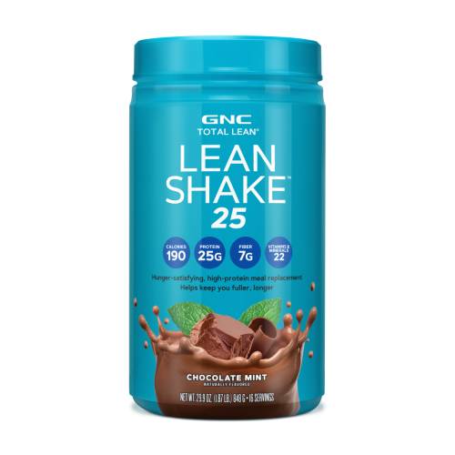 Total Lean Shake 25, Shake Proteic Cu Aroma De Ciocolata Si Menta, 848 G, Gnc