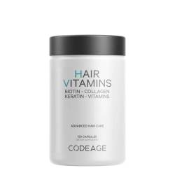 Vitamine pentru par - Biotin - Collagen - Keratin si Multivitamine - 120 capseule - Codeage - GNC