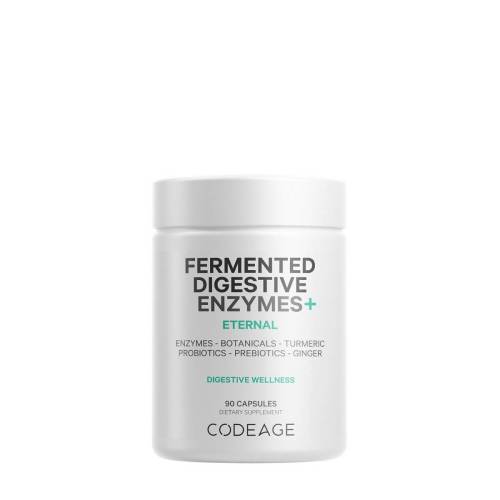 Enzime Digestive fermentate cu Probiotice si Prebiotice - 90 capsule - Codeage - GNC