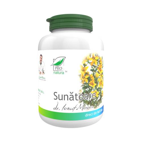 Sunatoare, sustine functia hepeto biliara, 150 capsule, Medica - Pro Natura