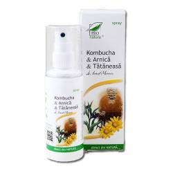 Spray Kombucha, Arnica si Tataneasa, 100 ml, Medica - Pro Natura