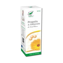 Spray cu Propolis si Galbenele, 100 ml, Medica - Pro Natura