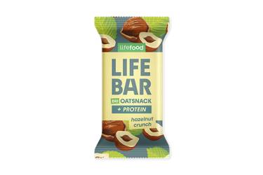 Baton proteic de ovaz cu alune de padure, eco-bio, 40 g, Lifebar