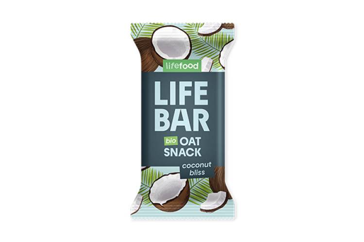 Baton de ovaz cu cocos, eco-bio, 40 g, Lifebar