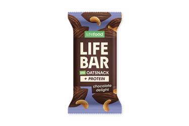 Baton proteic de ovaz cu ciocolata, eco-bio, 40 g, Lifebar