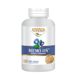 Memo On - sustine memoria, 120 comprimate, AYURMED