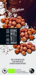 Ciocolata cu lapte si alune de padure, eco-bio, 100 g, Meybona