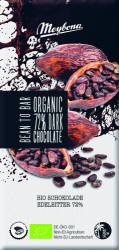 Ciocolata neagra 72% cacao, eco-bio, 100 g, Meybona
