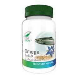 Omega 3-6-9, 40 capsule uleioase, Medica - Pro Natura