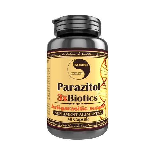 Parazitol 3x Biotics, 40 capsule, Medica - Pro Natura