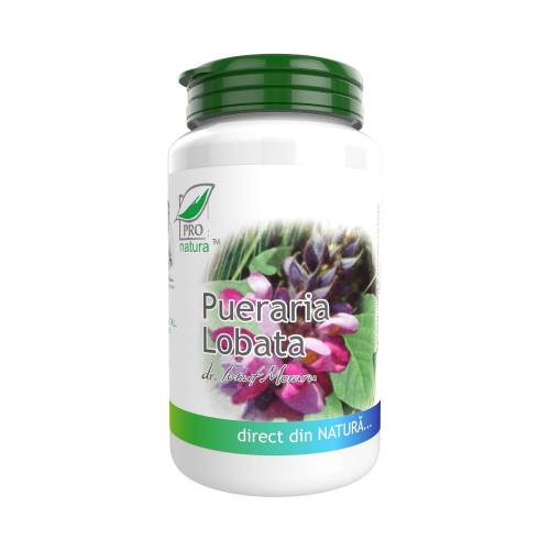 Pueraria Lobata, contribuie la accentuarea caracterelor specifice feminitatii, 60 capsule, Medica - Pro Natura