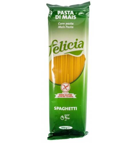 Spaghetti din faina de malai, fara gluten, 500 g, Felicia
