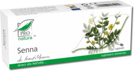 Senna, 60 capsule, Medica - Pro Natura