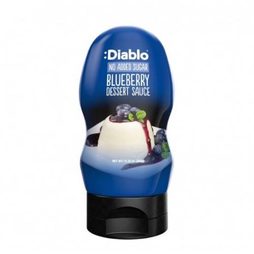 Topping de afine, fara adaos de zahar, 290 ml, Diablo