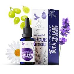 Ulei calmant dupa epilare pentru zone sensibile, 10 ml, Life Bio