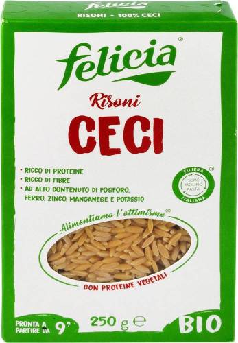 Risoni cu naut, eco-bio, 250g - Felicia