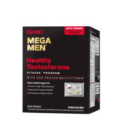 Mega Men Healthy Testosterone Vitapak Program, 30 Pachetele - GNC