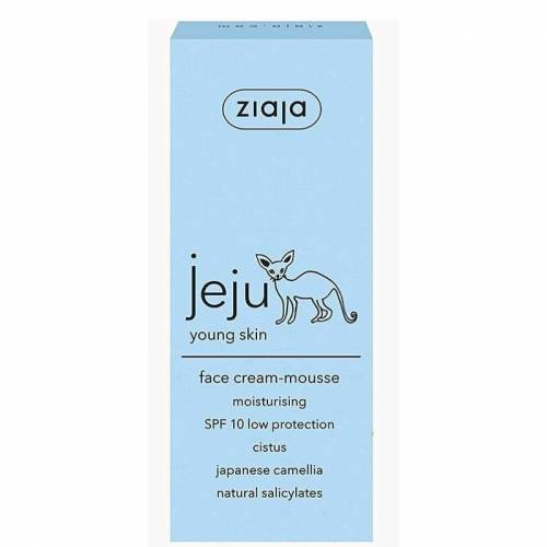 Ziaja Jeju Blue, Crema mousse pentru fata, 50 ml
