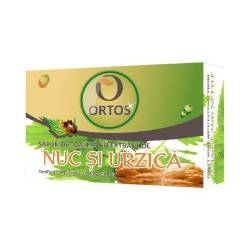 Sapun cu extract de Nuc si Urzica 100g, Ortos