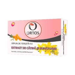 Sapun cu Extract Catina si Sunatoare 100g, Ortos
