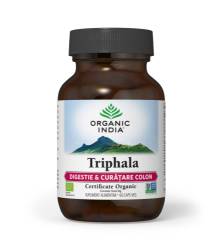 Triphala - Digestie si Curatare Colon, 60 cps veg - ORGANIC INDIA