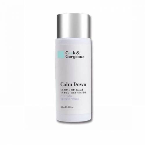 Lotiune exfolianta Calm Down, 30 ml, Geek & Gorgeous