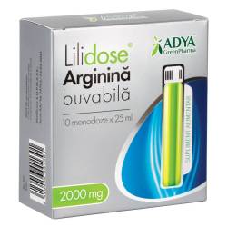 Lilidose Arginina Buvabila 2000 mg 25 ml 10 monodoze