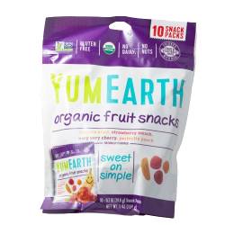 Jeleuri eco de fructe fara gluten, 10x19.9g, Yumearth