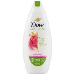 Gel de dus Nature 5x Glowing, 225ml, Dove