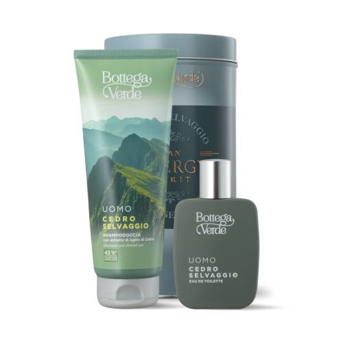 Set de Craciun pentru ingrijirea corpului cu extract de cedru - Cedro Selvaggio, Bottega Verde