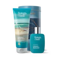 Set pentru barbati de ingrijire a corpului cu aroma lemnoasa - Legno Marino, Bottega Verde