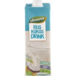 Bautura eco de orez cu cocos fara lactoza, 1l, Dennree
