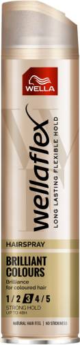 Fixativ cu grad de fixare 3 Brilliant Colours Extra Strong Wellaflex, 250ml, Wella