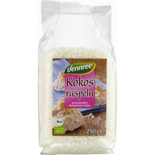 Cocos ras eco, 250g, Dennree