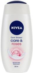 Gel de dus Care & Roses, 250ml, Nivea