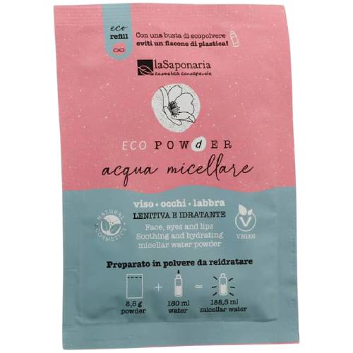 Apa micelara pudra, 8.5g, La Saponaria
