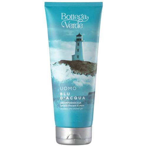Sampon si gel de dus 2 in 1 cu saruri marine Blu D'Acqua, 200ml, Bottega Verde