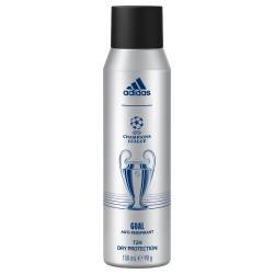Deodorant antiperspirant pentru barbati UEFA Goal Edition, 150ml, Adidas