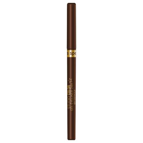 Creion de ochi gel Studio Color 24H 02 Golden Brown 0.35g, Miss Sporty