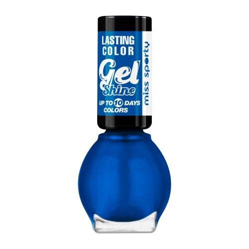 Lac de unghii Lasting Color 510 Atomic Blue, 7ml, Miss Sporty
