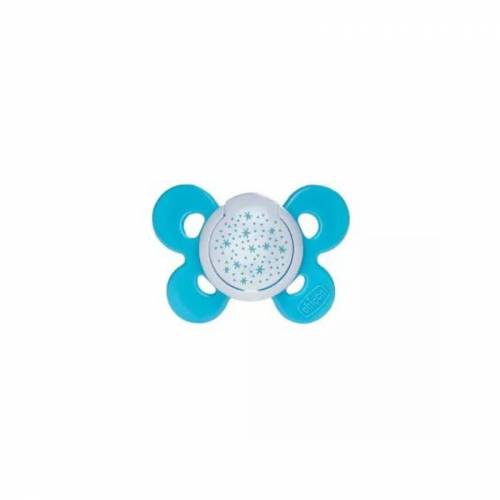 Chicco Physio Comfort Suzeta silicon, forma anatomica, 16-36 luni, bleu, 1 bucata
