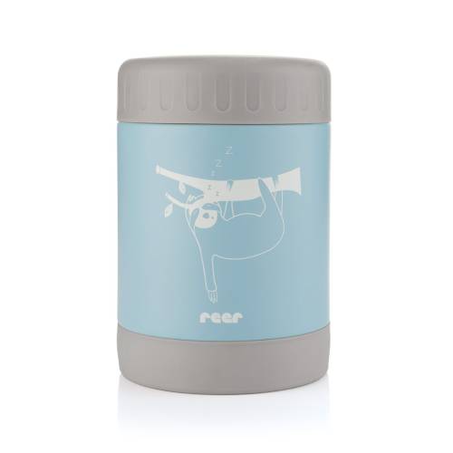 Cutie termica de mancare din otel inoxidabil Colour Design Albastru, 300ml, Reer
