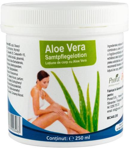 Lotiune de corp cu Aloe Vera, 250ml - Medicura - Pronat