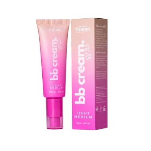 Crema de fata coloranta SPF 25 BB Cream Light Medium, 50 ml, Synergy Therm