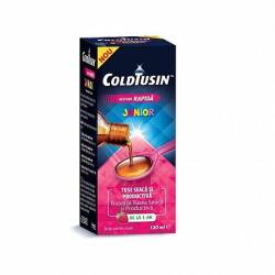 ColdTusin Junior este un sirop pentru tuse care trateaza rapid, 120 ml